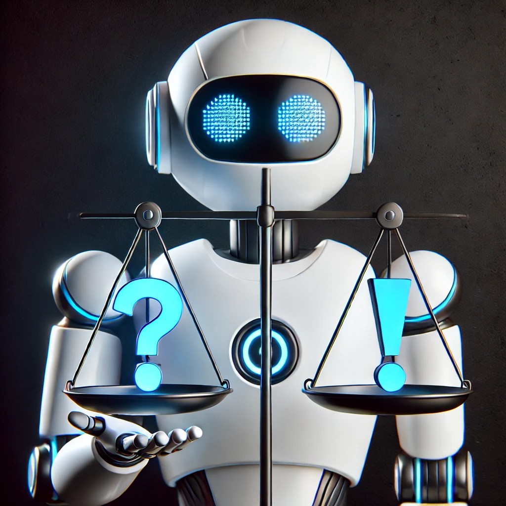 Robot comparing data